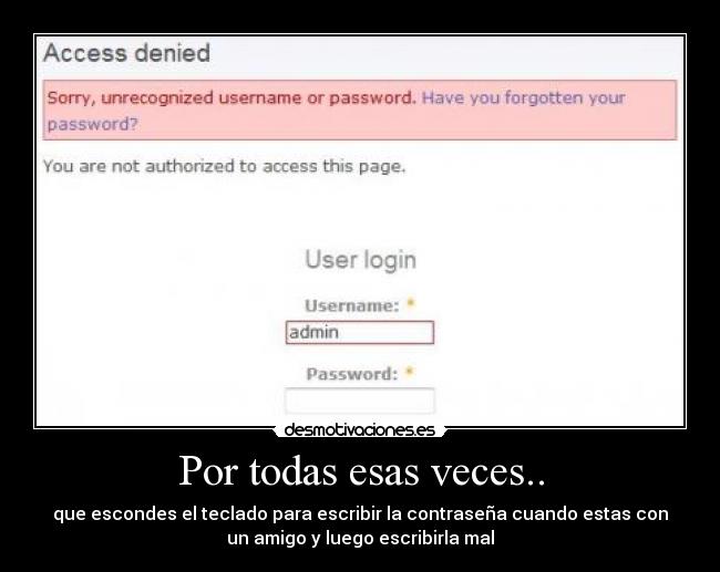 Por todas esas veces.. - 