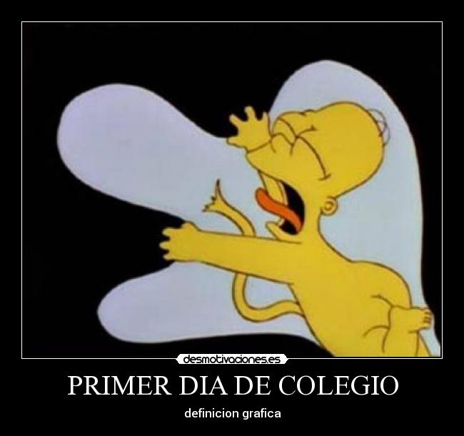 PRIMER DIA DE COLEGIO - definicion grafica