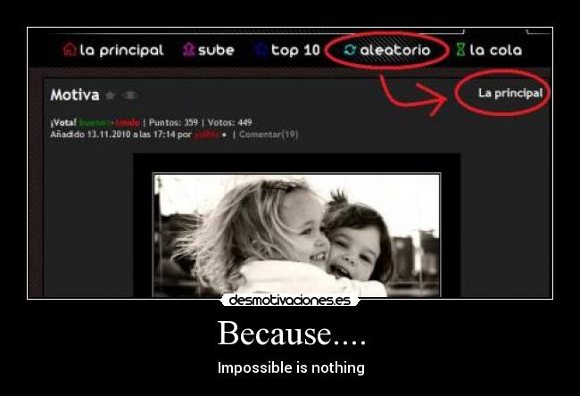 Because.... - Impossible is nothing