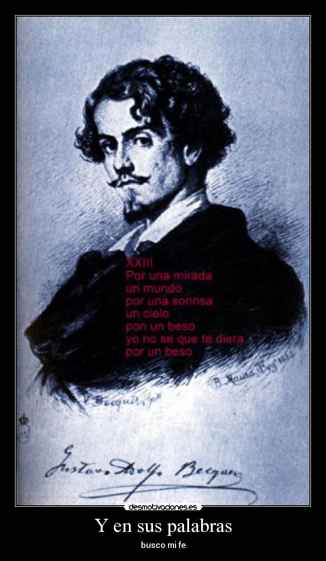 Y en sus palabras - busco mi fe