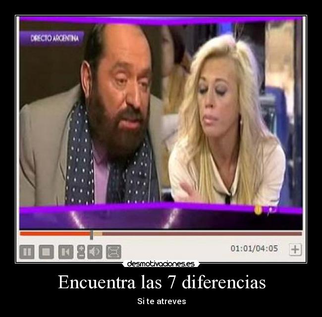 Encuentra las 7 diferencias - 