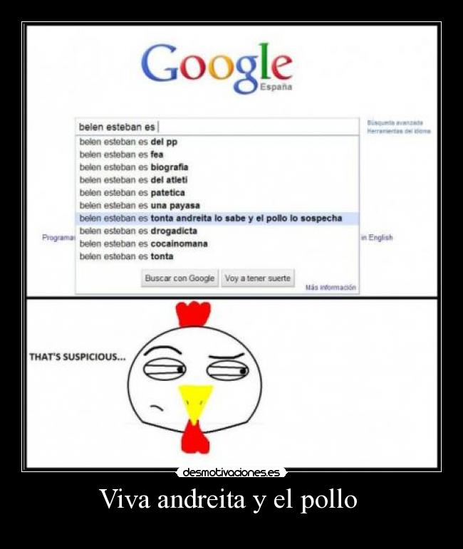 Viva andreita y el pollo -
