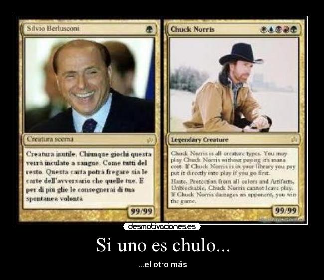 carteles chuck-norris berlusconi desmotivaciones