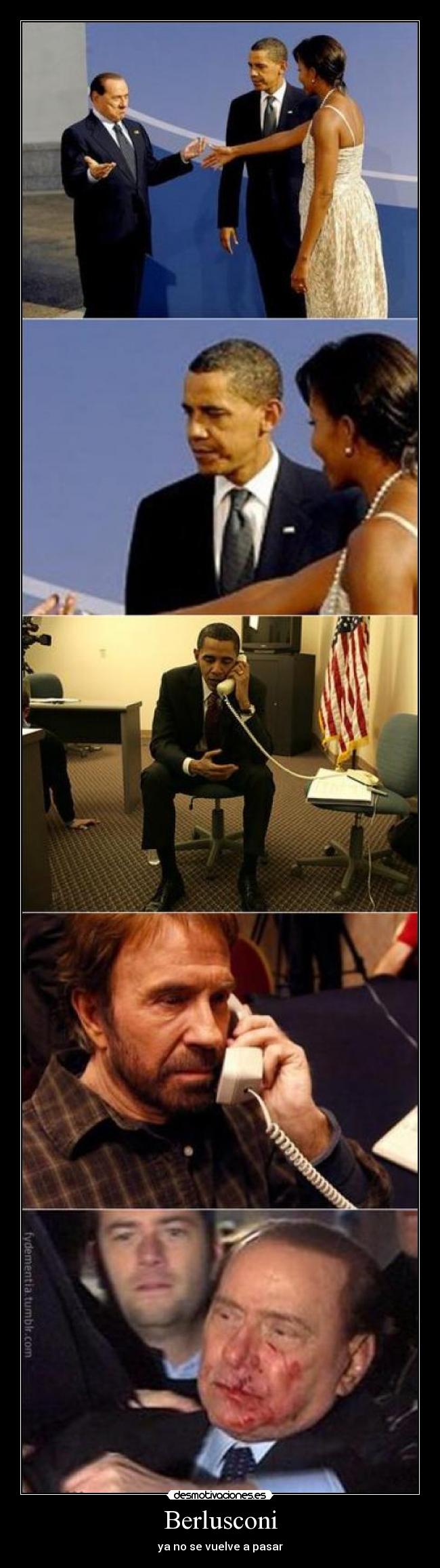 Berlusconi - ya no se vuelve a pasar