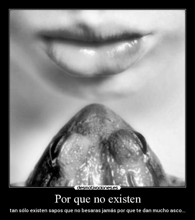 Por que no existen -