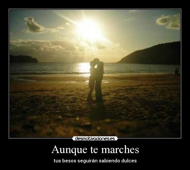 Aunque te marches - 