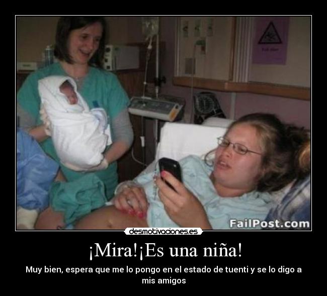 ¡Mira!¡Es una niña! - 