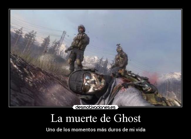 carteles muerte modern warfare ghost soldado desmotivaciones