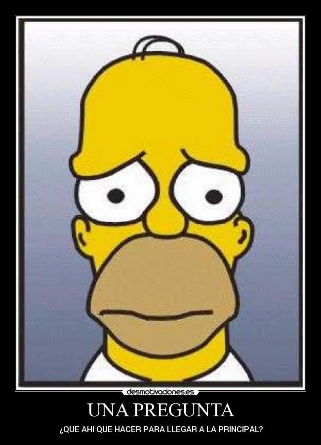 UNA PREGUNTA - 