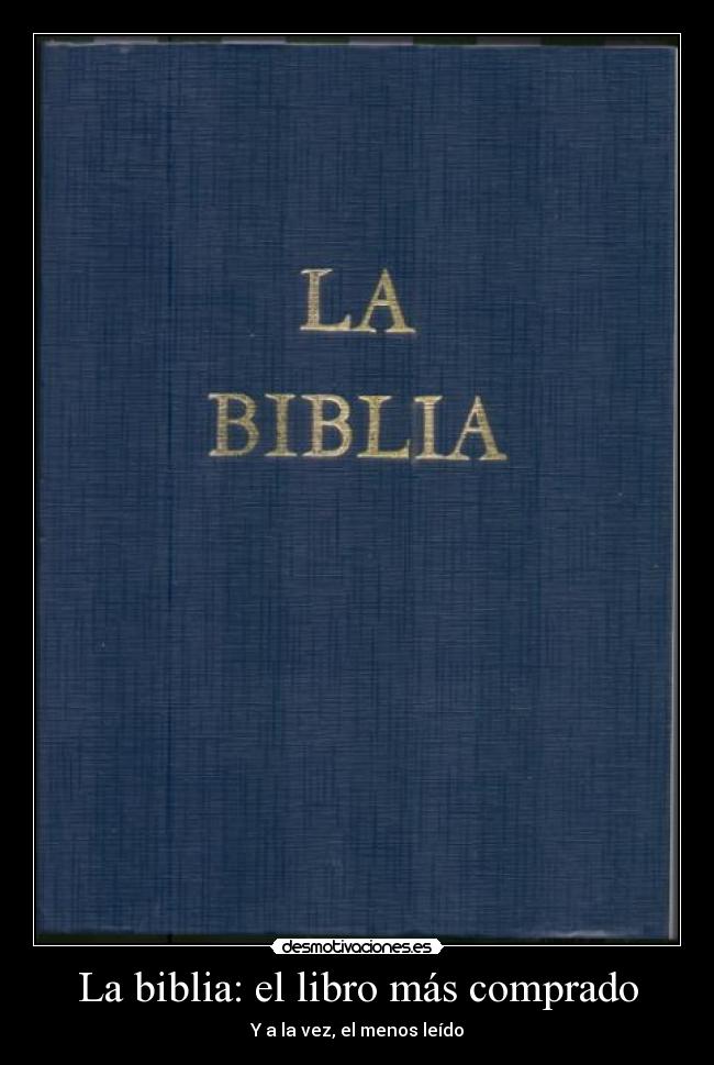 La biblia: el libro más comprado -