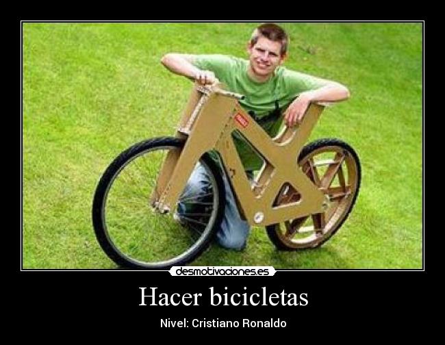 carteles bicicleta cristiano ronaldo desmotivaciones