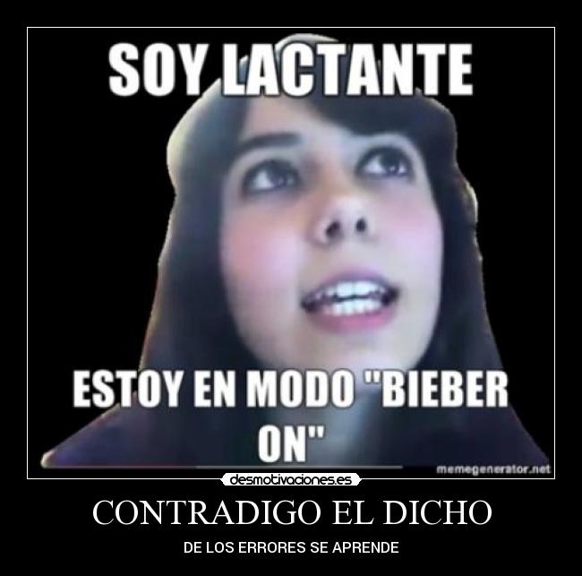 CONTRADIGO EL DICHO -