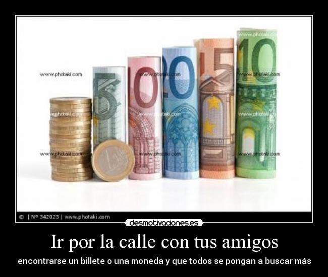 Ir por la calle con tus amigos -