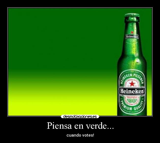 Piensa en verde... -