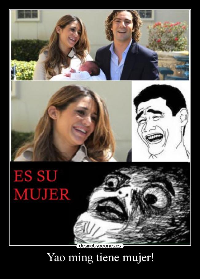 Yao ming tiene mujer! - 