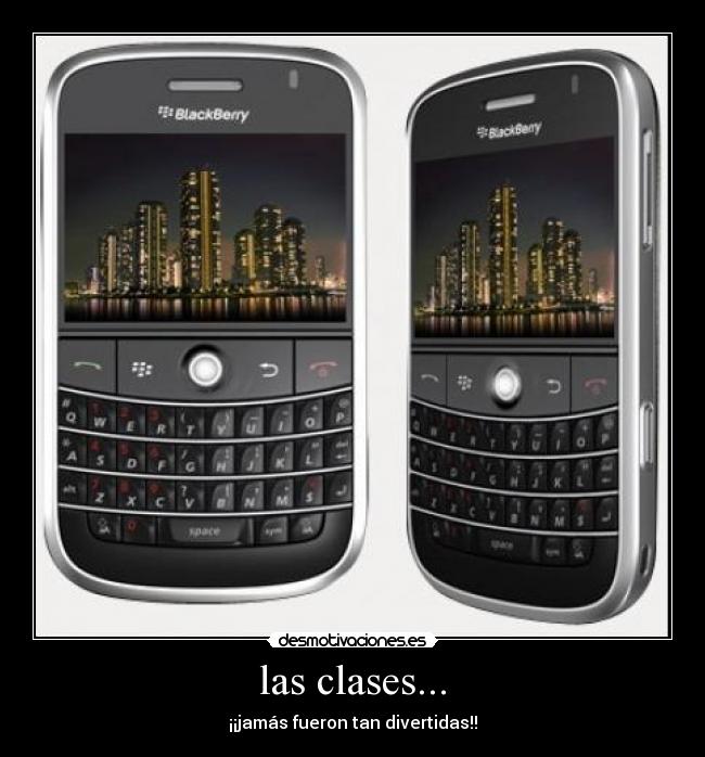 las clases... -
