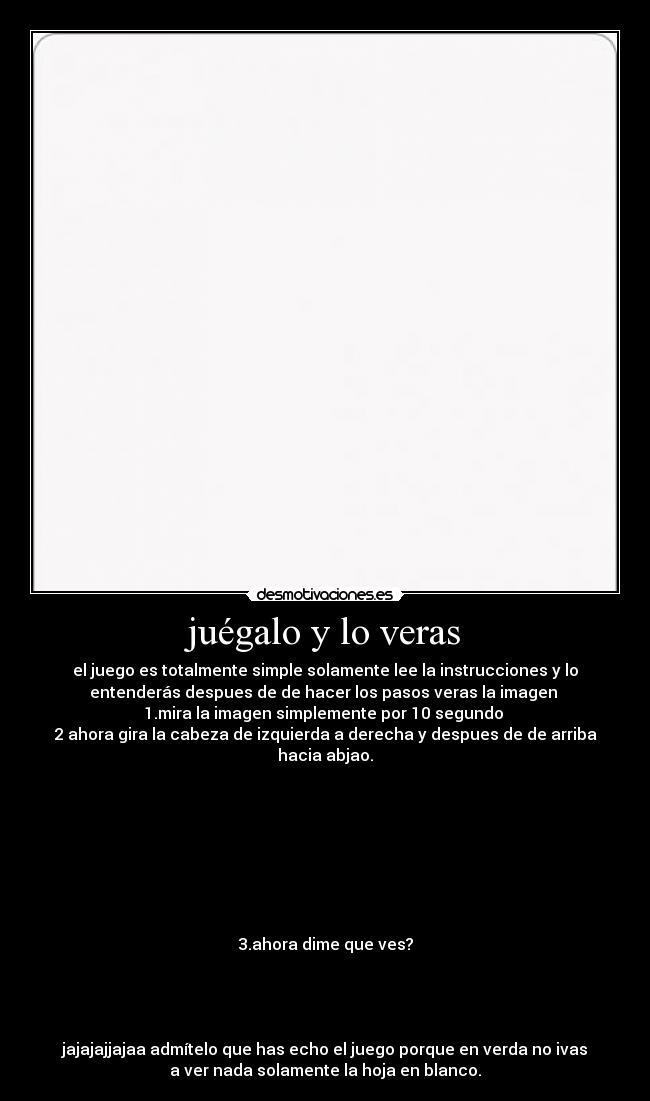 juégalo y lo veras - 