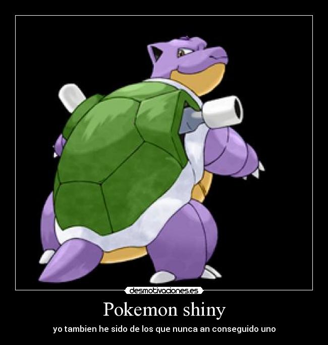 Pokemon shiny - yo tambien he sido de los que nunca an conseguido uno