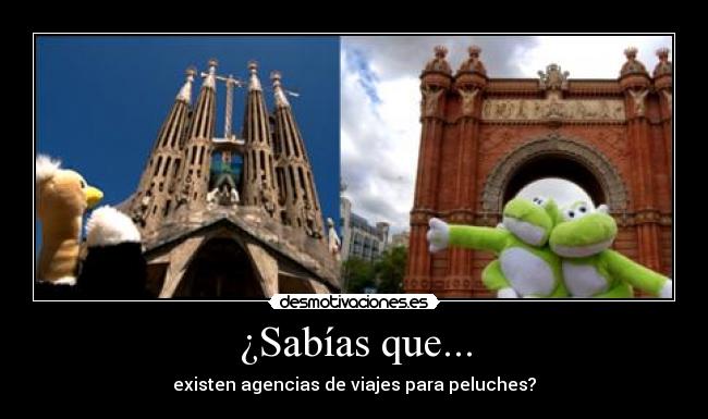 ¿Sabías que... - existen agencias de viajes para peluches?