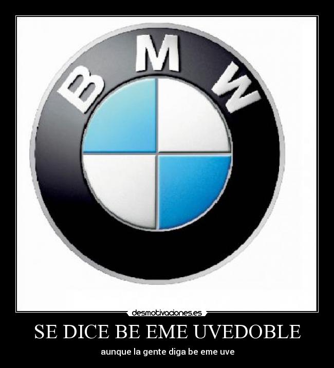 SE DICE BE EME UVEDOBLE - 