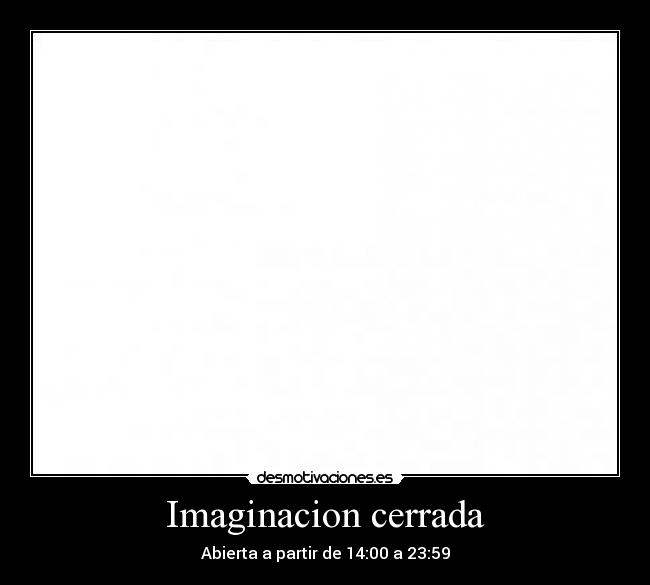 Imaginacion cerrada - 