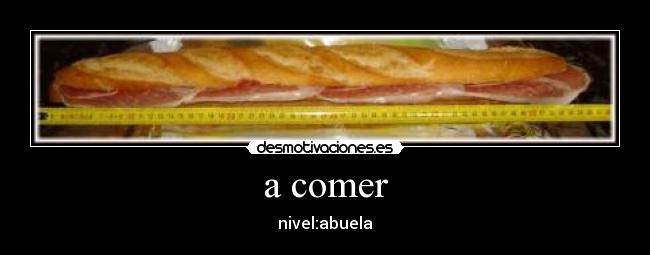 a comer -