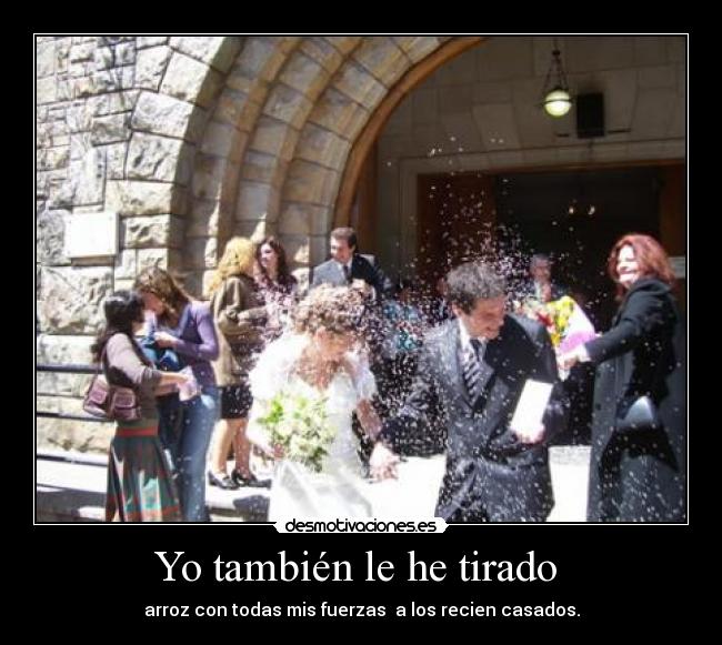 Yo también le he tirado -
