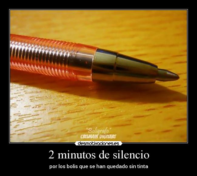 2 minutos de silencio -