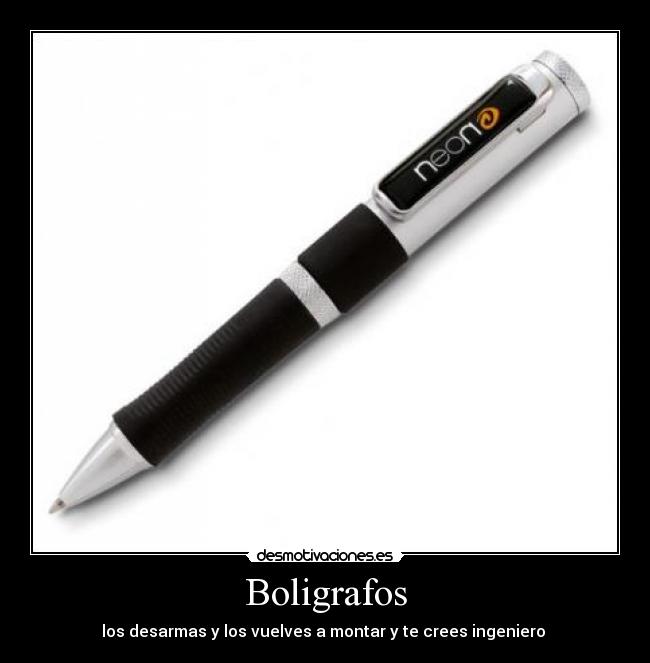 Boligrafos -