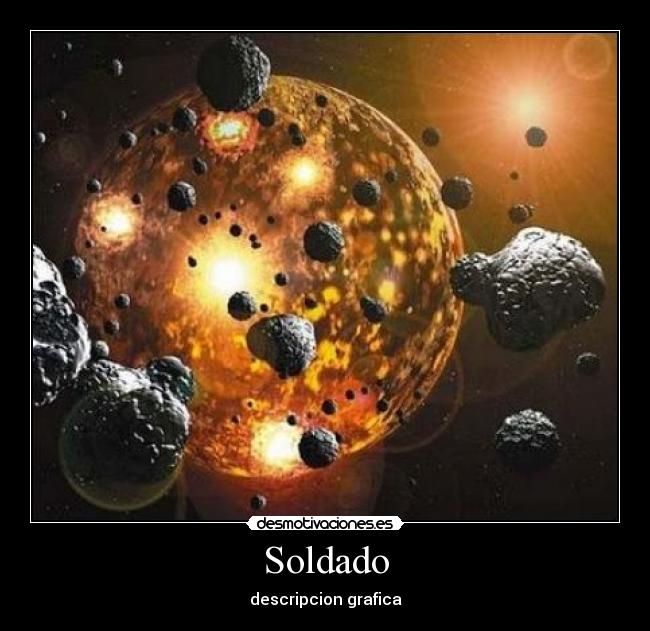 Soldado - descripcion grafica