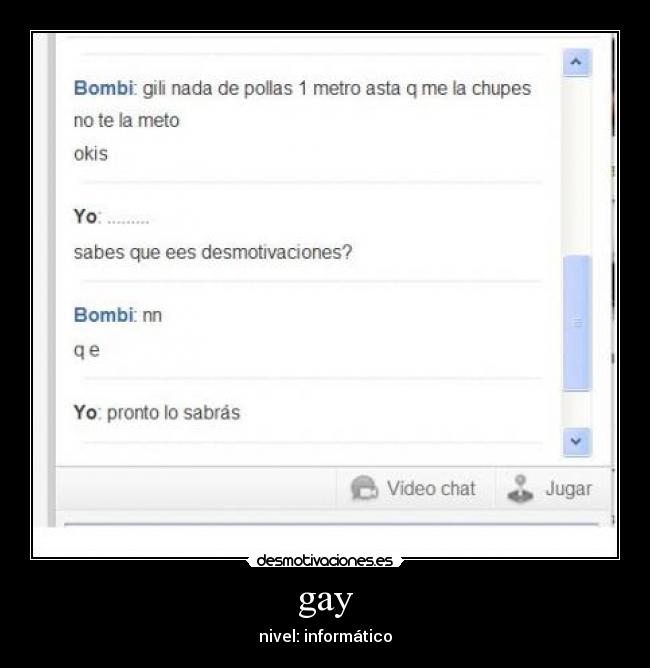 gay - nivel: informático