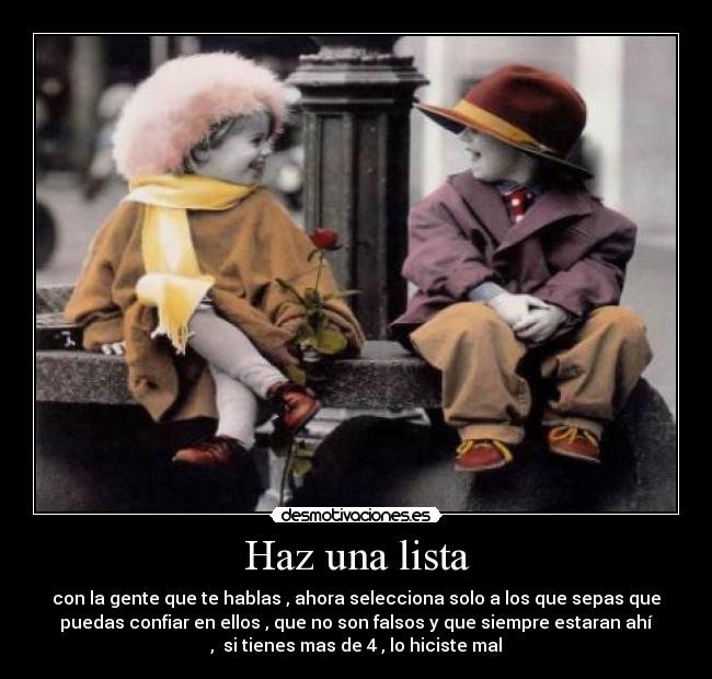 Haz una lista - 