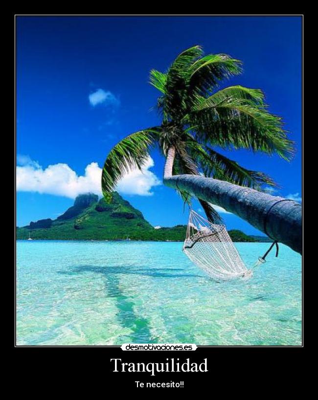 Tranquilidad -