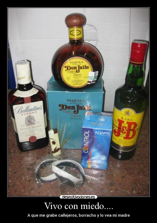 Vivo con miedo.... - 