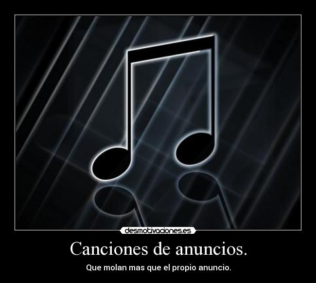 Canciones de anuncios. - 