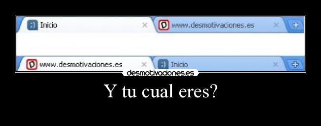 Y tu cual eres? - 