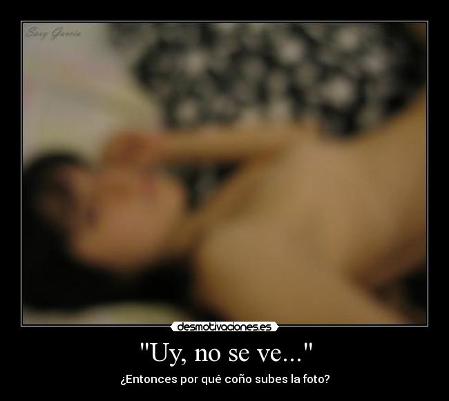 Uy, no se ve... - 