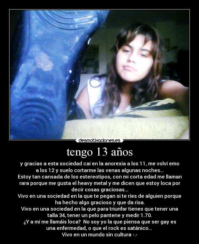 tengo 13 años - 