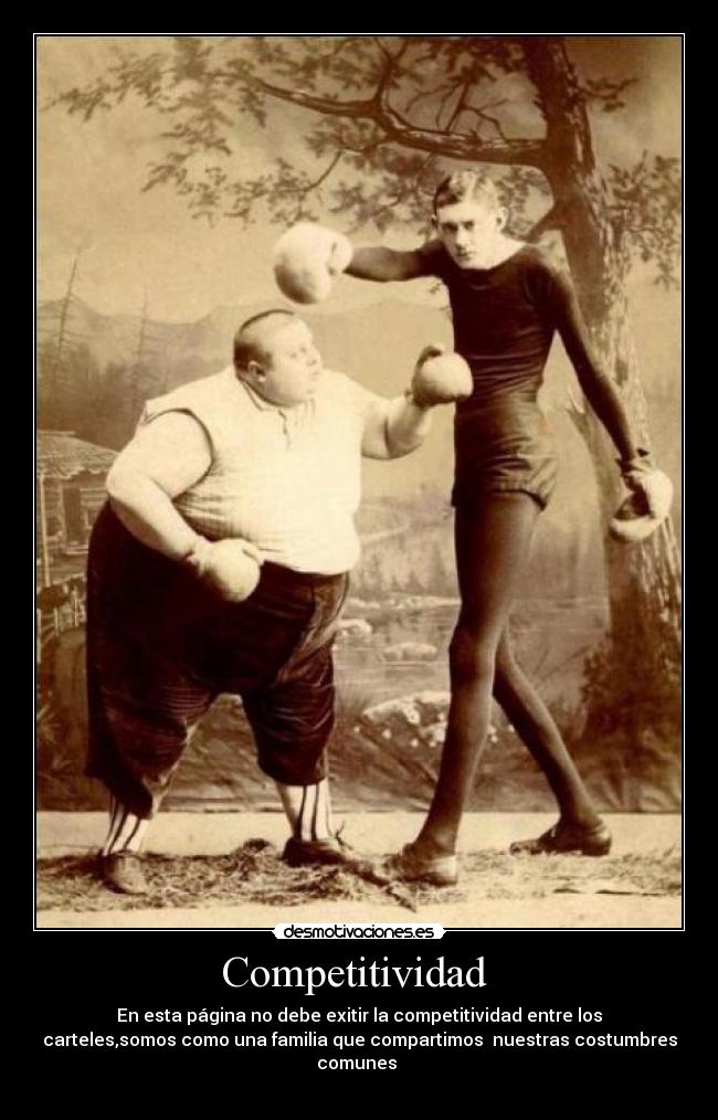 Competitividad - En esta página no debe exitir la competitividad entre los
carteles,somos como una familia que compartimos nuestras costumbres
comunes