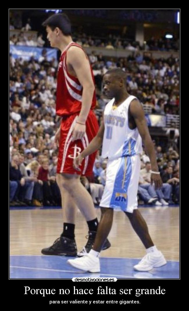 Porque no hace falta ser grande -