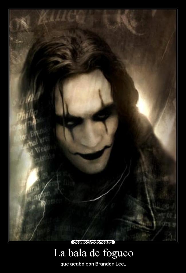La bala de fogueo - que acabó con Brandon Lee..