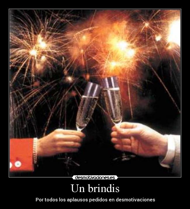 Un brindis -