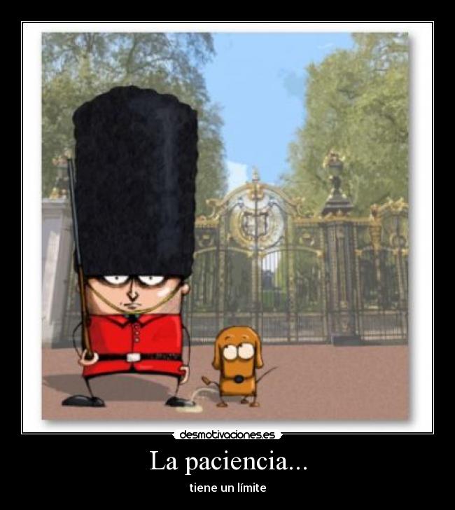 La paciencia... - 