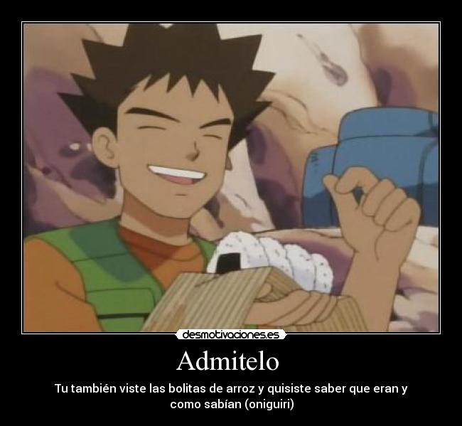 Admitelo - Tu también viste las bolitas de arroz y quisiste saber que eran y
como sabían (oniguiri)
