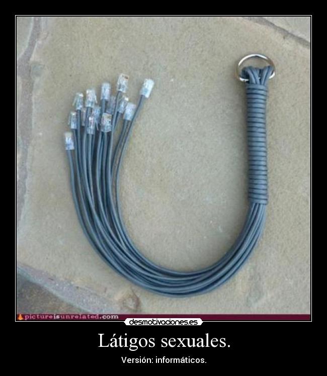 Látigos sexuales. -