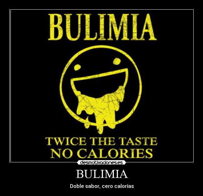 BULIMIA - Doble sabor, cero calorías