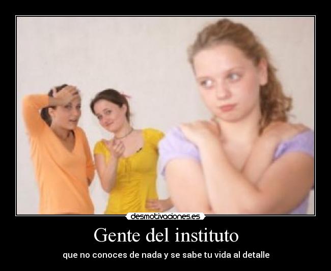 Gente del instituto -