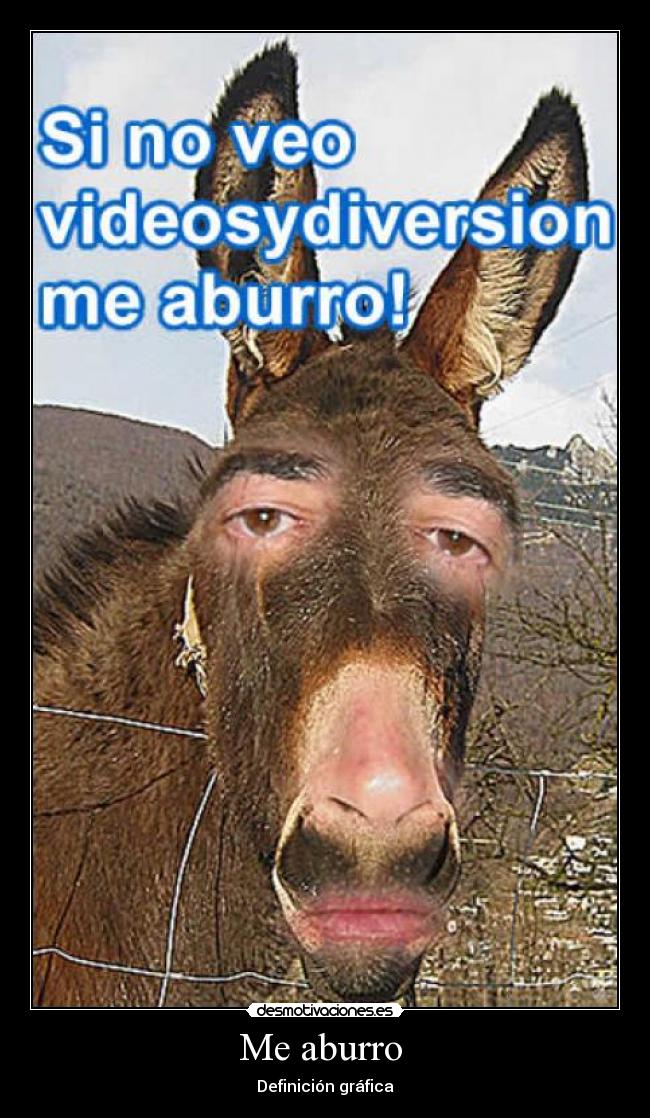 Me aburro  - Definición gráfica