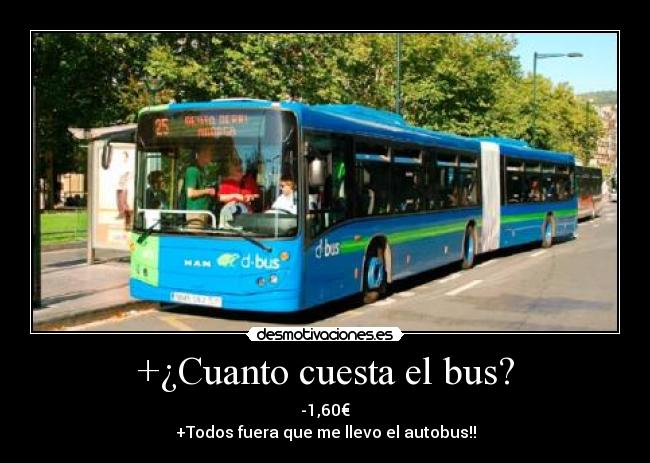 +¿Cuanto cuesta el bus? - 