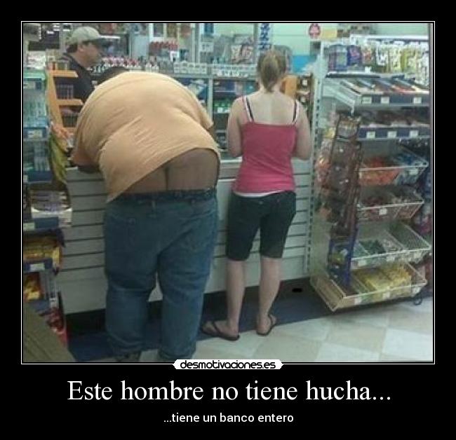 Este hombre no tiene hucha... - ...tiene un banco entero